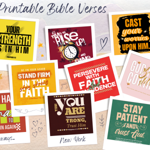 Christian Postcards Printables (Unisex)