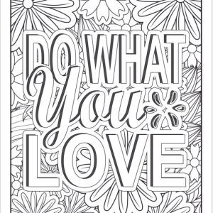 Inspirational Coloring Book Printables