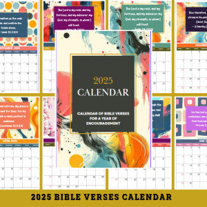 2025 Calendar Templates & Devotional Planner + Ebook Tutorial Package