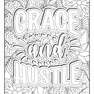 Coloring Motivational Quotes for Adults