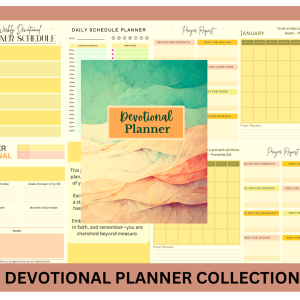 2025 Devotional Planner Templates