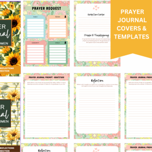 Prayer Journal Templates Bundle