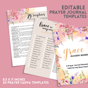 RENEWED FAITH FOR BUSY HEART- PRAYER JOURNAL TEMPLATE