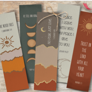 Printable Bookmarks -Bible Verses- earth tone