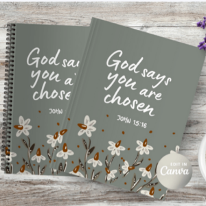 God Says You Are Chosen Prayer Journal