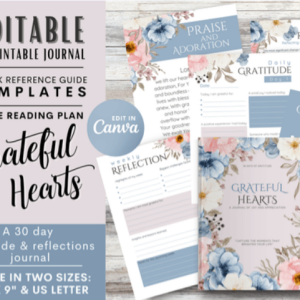 GRATEFUL HEARTS -GRATITUDE JOURNAL