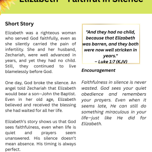 LADIES OF THE BIBLE STUDY SERIES -WALK WITH THEIR JOURNEY