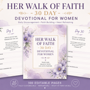 HER WALK OF FAITH -30 DAY DEVOTIONAL FOR WOMEN