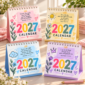 2027 BIBLE VERSE MINI CALENDAR FOR KIDS