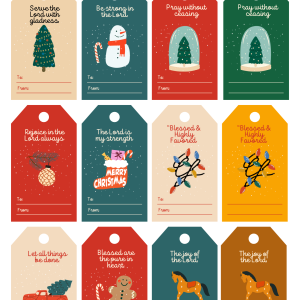 CHRISTMAS GIFT TAGS