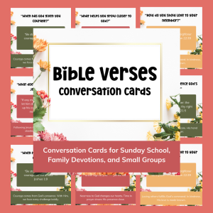 Bible Verses Conversation Cards Templates – 50+ Printable Faith Prompts (Copy)