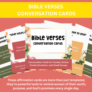 Bible Verses Conversation Cards Templates – 50+ Printable Faith Prompts (Copy)
