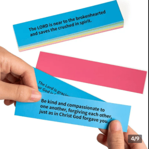 💖 90pcs Bible Verses in a Jar (Color-Coded)