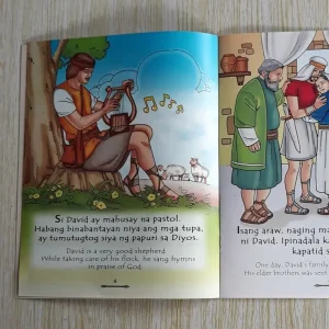 Story books colored BIBLICAL The Best Bedtime Stories in full color English Filipino 24 pages (SOLD PER STORY/PIECE)