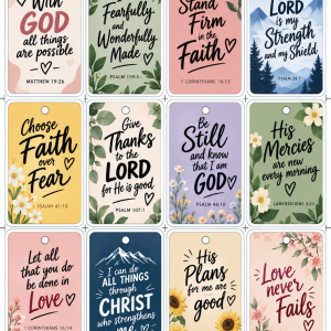 KEYCHAIN -BIBLE VERSES