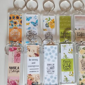BIBLE VERSE KEYCHAIN
