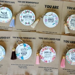 BIBLE VERSE KEYCHAIN