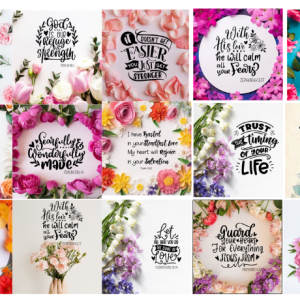 BIBLE VERSE WOODEN KEYCHAIN