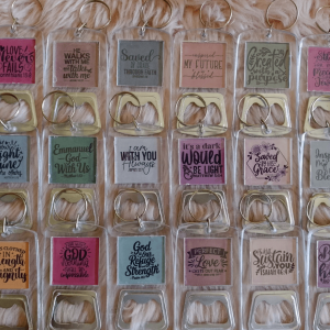 BIBLE VERSE BOTTLE OPENER KEYCHAIN