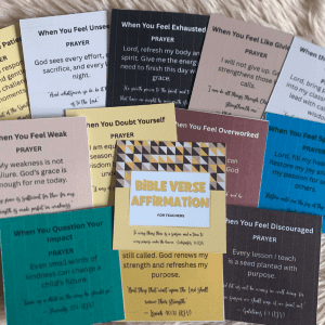 BIBLE VERSE AFFIRMATION FOR TEACHERS
