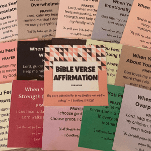 BIBLE VERSE AFFIRMATION FOR MOMS