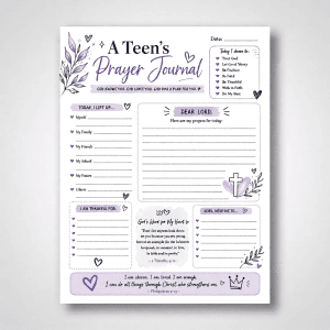 PRAYER JOURNAL FOR TEENS