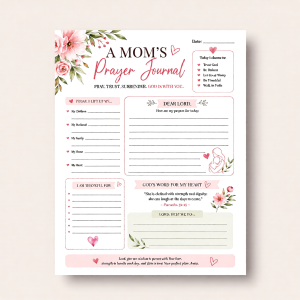 PRAYER JOURNAL FOR MOM