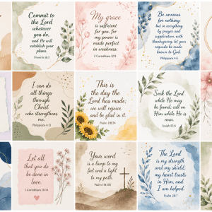 BIBLE VERSES POSTCARDS