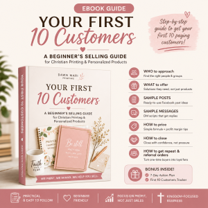 A Beginner’s Selling Guide for Christian Printing & Personalized Products