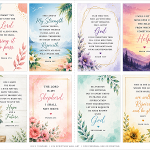Scripture Wall Art COLORED