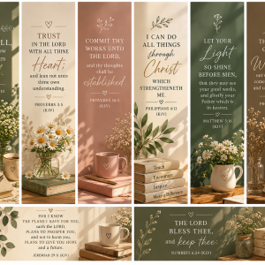 🍎 TEACHER’S DAY BOOKMARK + PEN GIFT TEMPLATES 💛