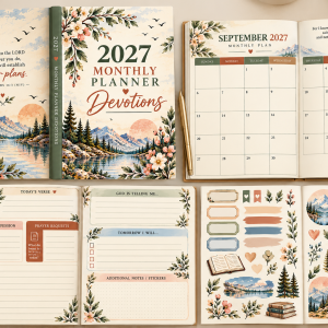 2027 MONTHLY DEVOTIONAL PLANNER
