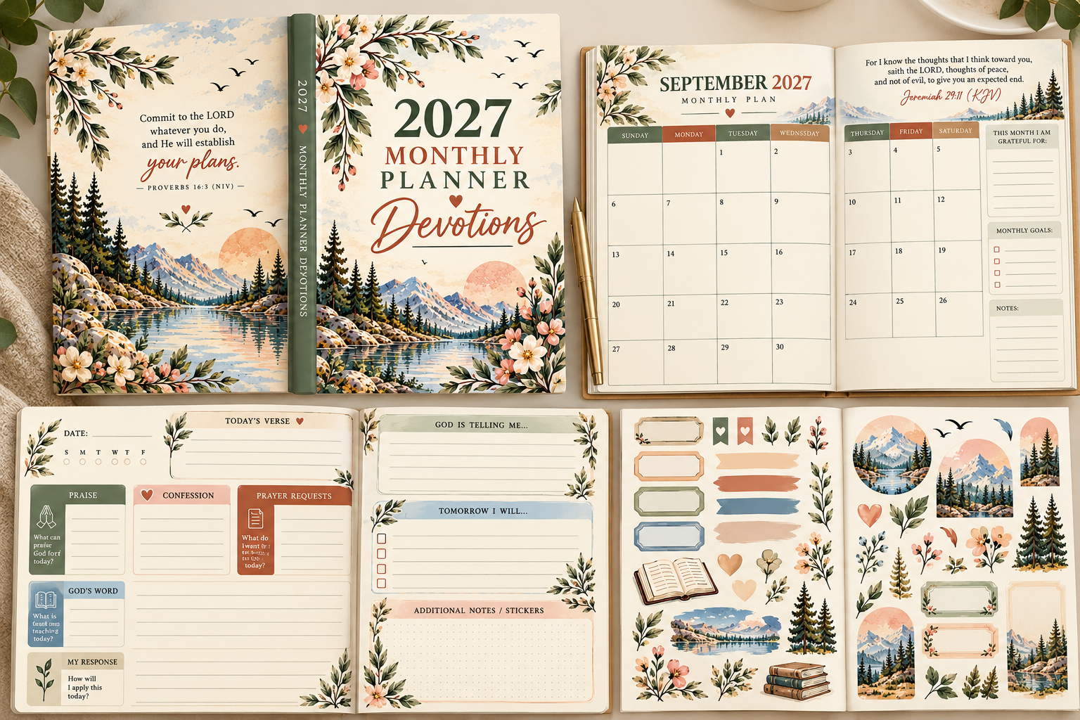 2027 MONTHLY DEVOTIONAL PLANNER - Image 2