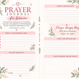 PRAYER JOURNAL FOR WOMEN
