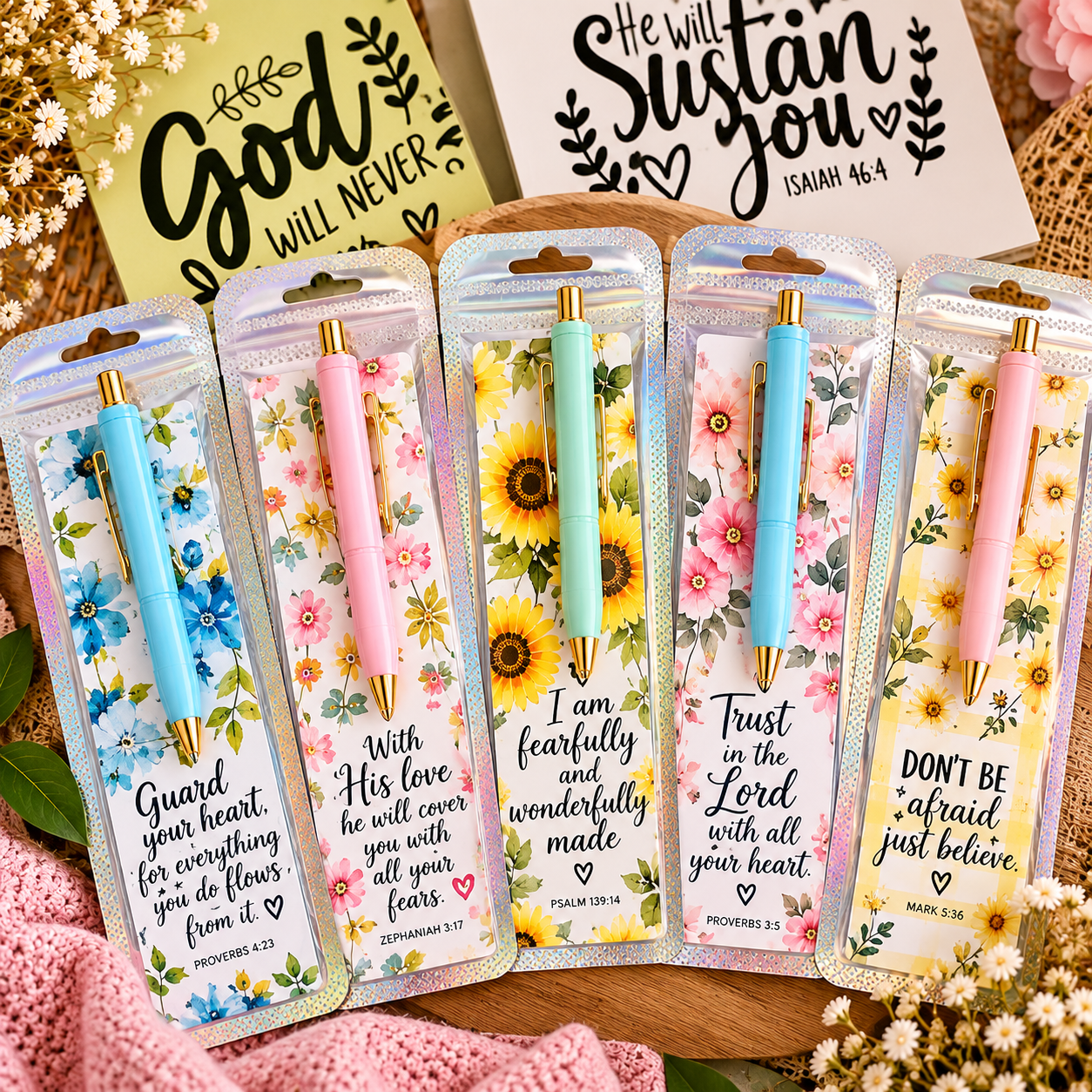 INSPIRATIONAL BOOKMARK WITH PEN (10PCS ASSORTED) - Image 3