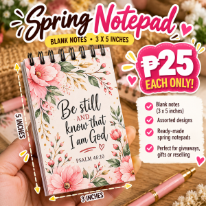 BIBLE VERSES SPRING NOTEPADS