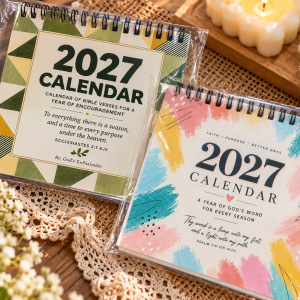 2027 BIBLE VERSES DESK CALENDAR