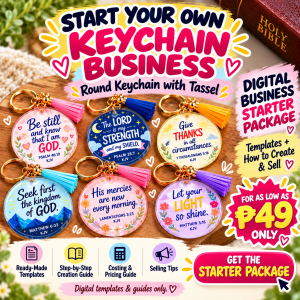 BUSINESS KIT PACKAGE- ROUND KEYCHAINS