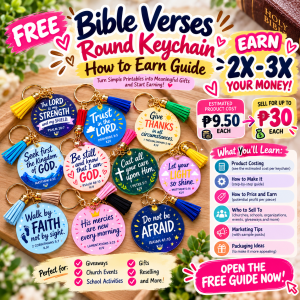 HOW TO EARN FROM ROUND ACRYLIC KEYCHAINS PREMIUM