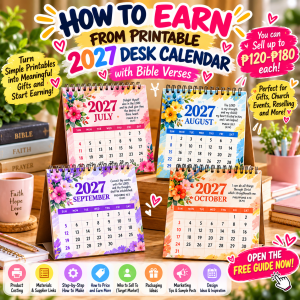 HOW TO EARN – PRINTABLE CALENDARS PREMIUM