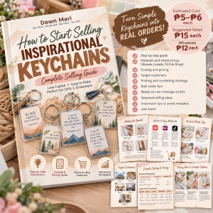 HOW TO START SELLING INSPIRATIONAL KEYCHAINS