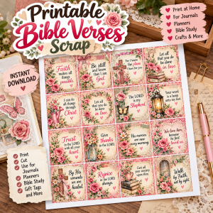 BIBLE VERSES SCRAP PRINTABLE