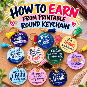 HOW TO EARN FROM ROUND ACRYLIC KEYCHAINS PREMIUM
